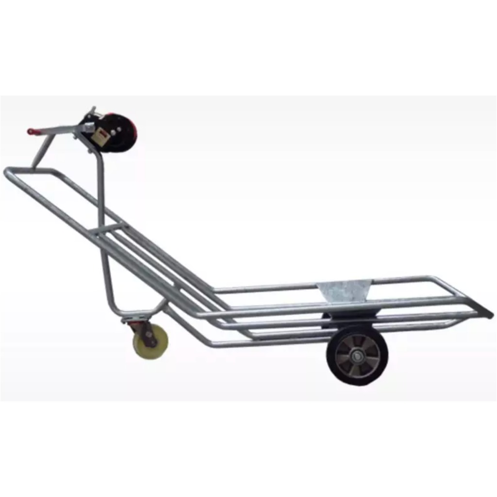 Chariot spécial galvanisé pour carcasses de truies