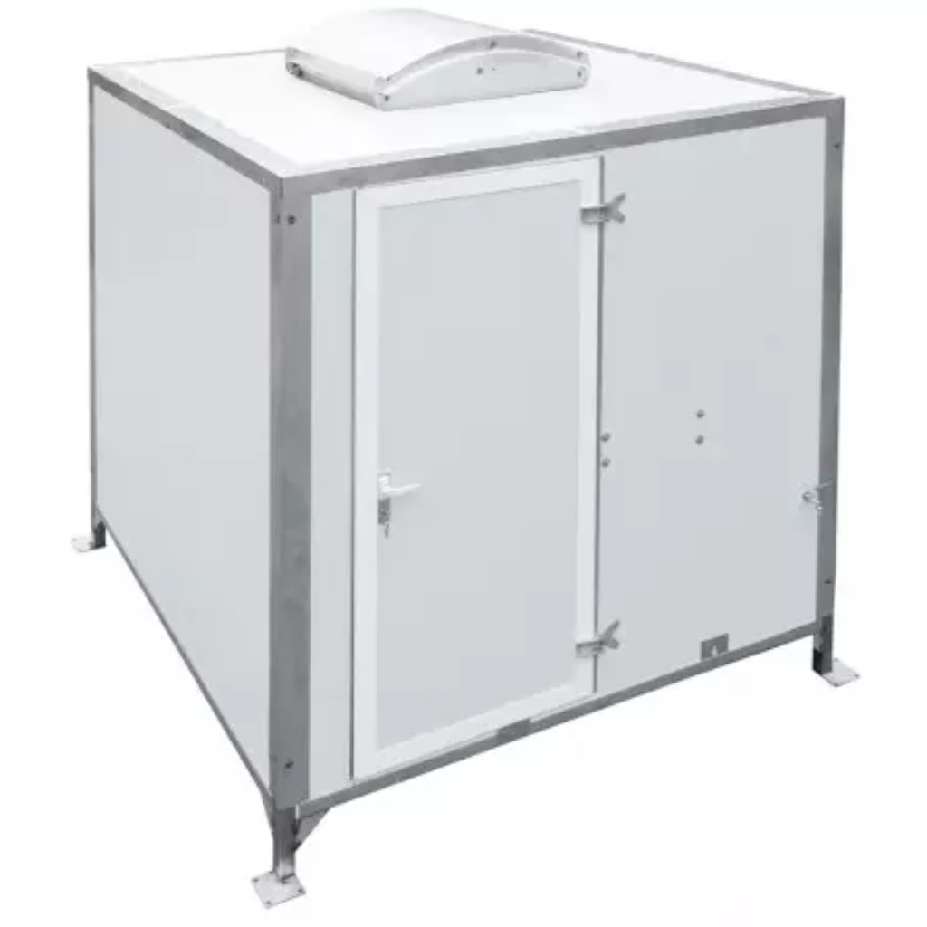 2x2 Porinox Sanitärumkleidekabine