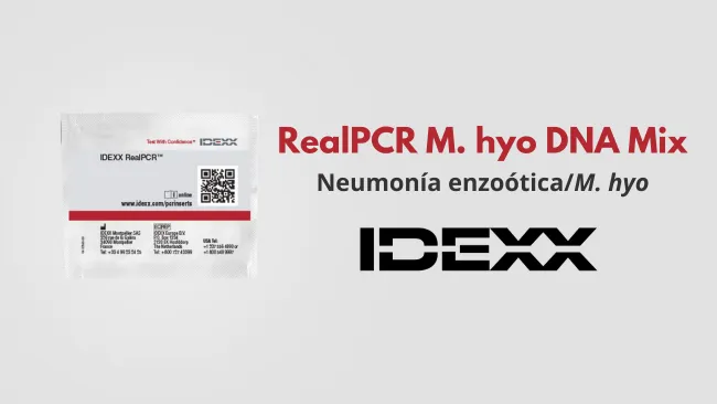 🐽 El IDEXX RealPCR M. hyo Mix se utiliza para identificar el ADN de...