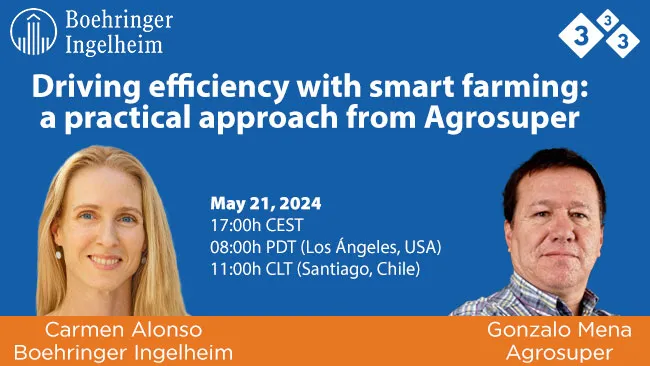 📢 Register now and join us: Driving efficiency with smart farming: ...