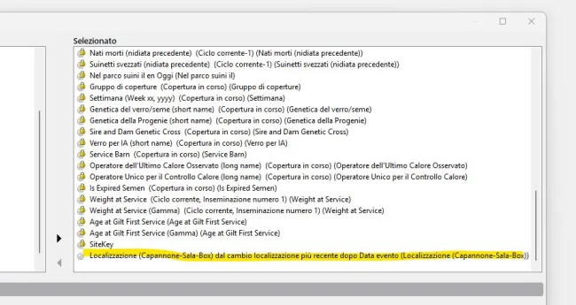 Vuoi fare un'analisi dei ritorni in calore secondo dove hai coperto le...